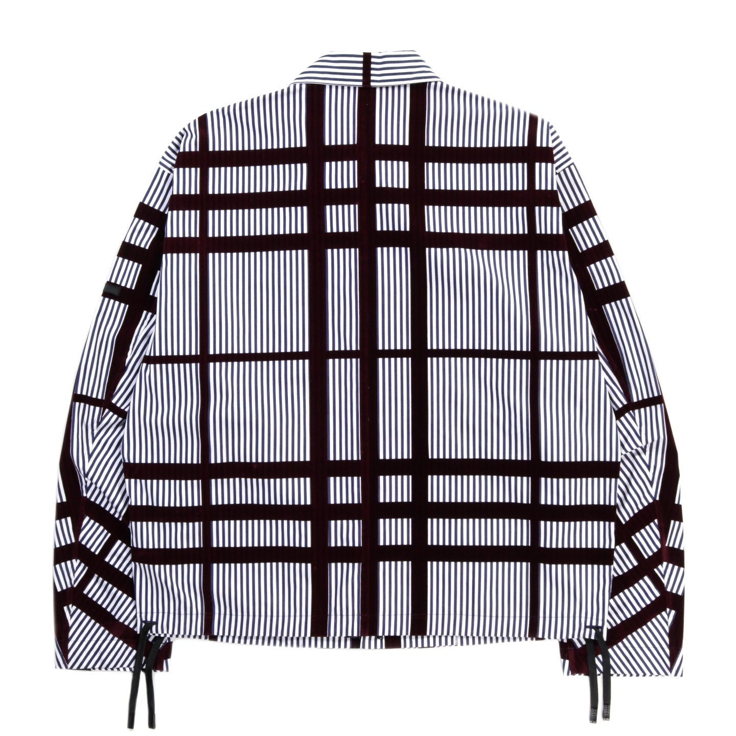 N.HOOLYWOOD 2252-SH25 SHIRT BLOUSON BURGUNDY CHECK