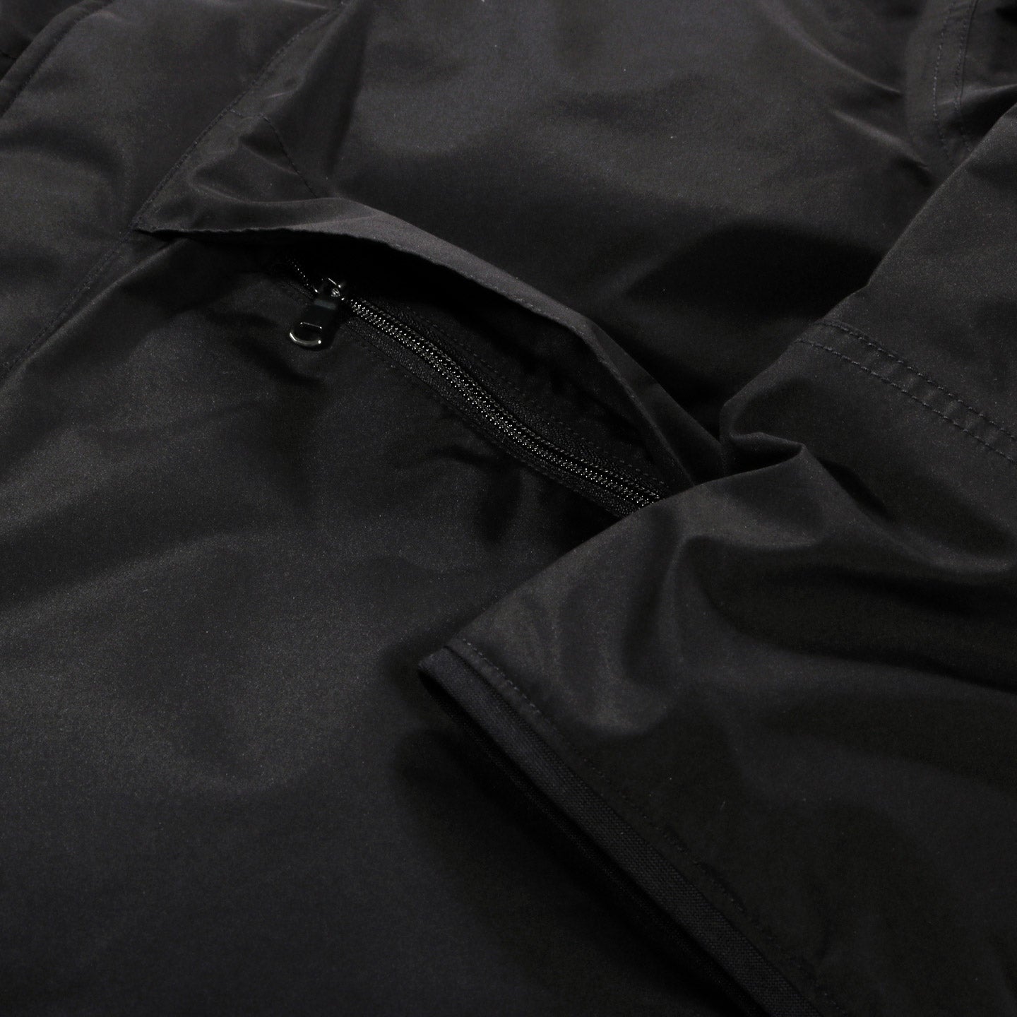 NANAMICA GORE-TEX SHORT DOWN JACKET BLACK | TODAY CLOTHING