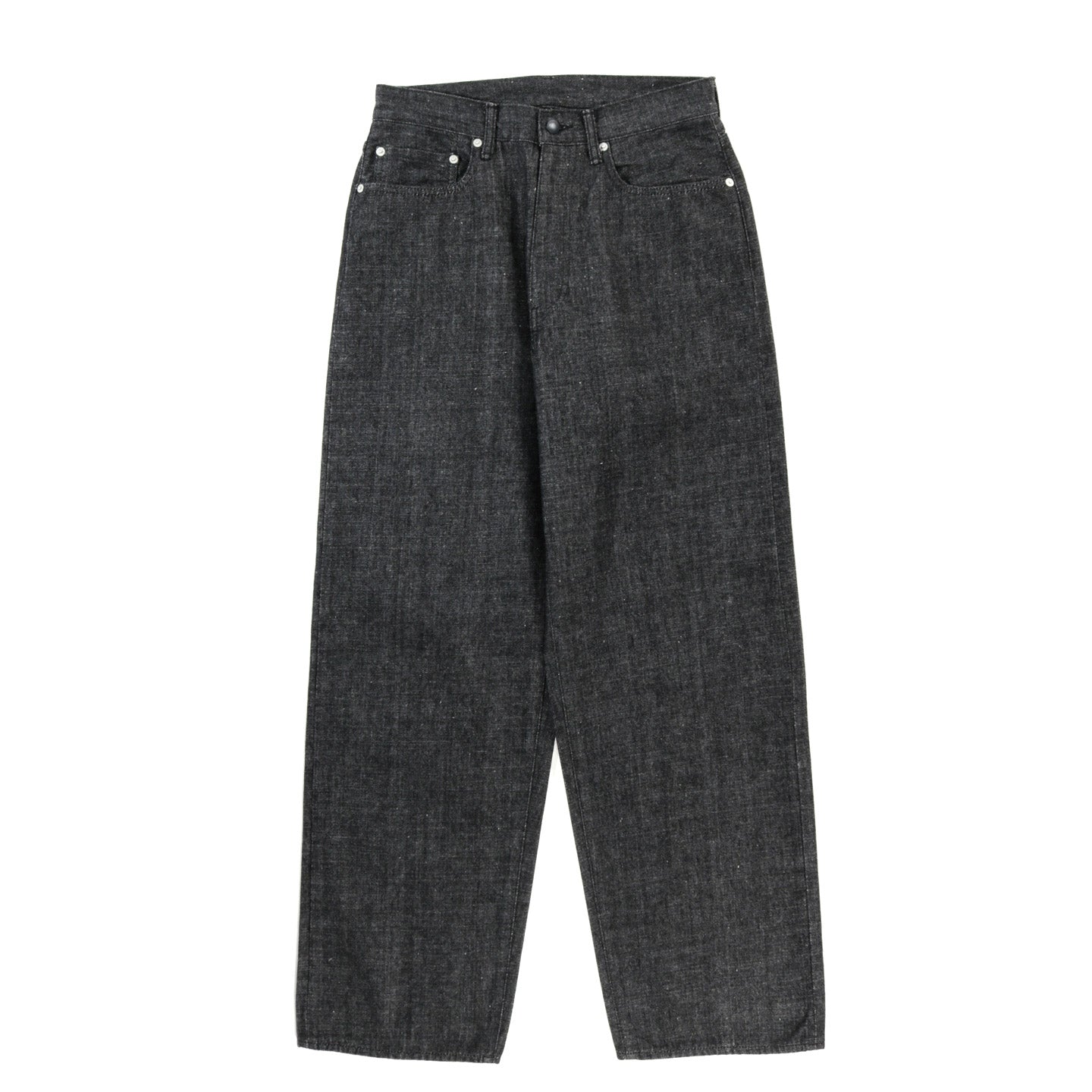 NANAMICA SELVAGE DENIM PANTS BLACK