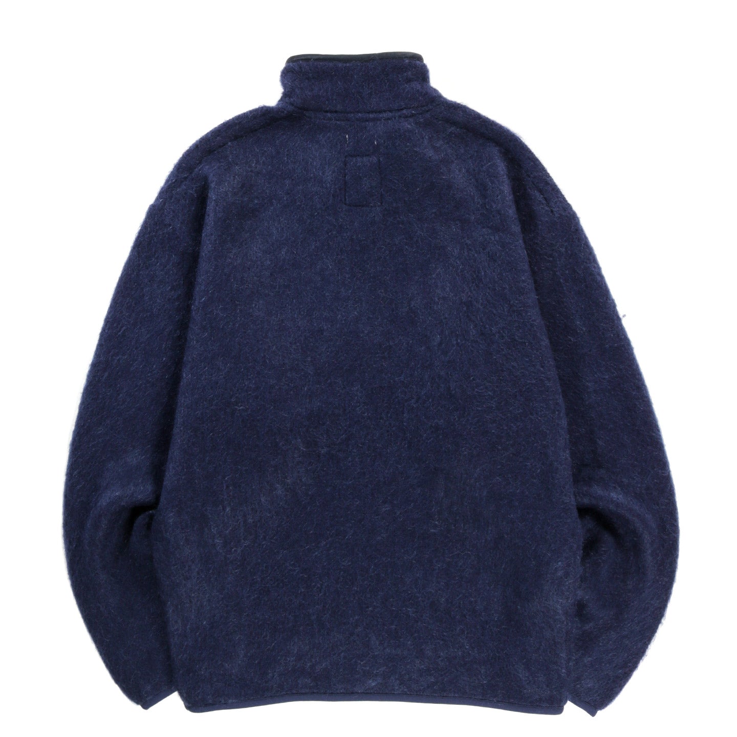 NANAMICA PULLOVER MOHAIR SWEATER NAVY