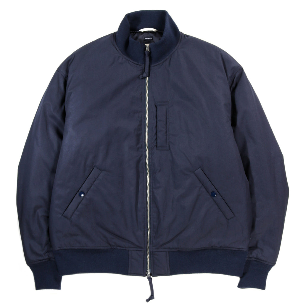 NANAMICA INSULATION VARSITY JACKET NAVY | TODAY CLOTHING