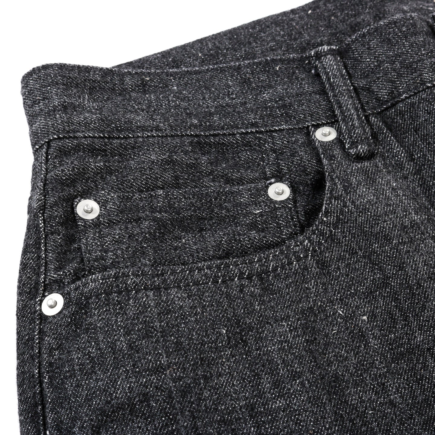 NANAMICA SELVAGE DENIM PANTS BLACK