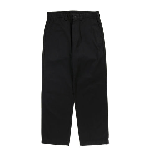 NANAMICA WIDE STRAIGHT CHINO PANTS BLACK