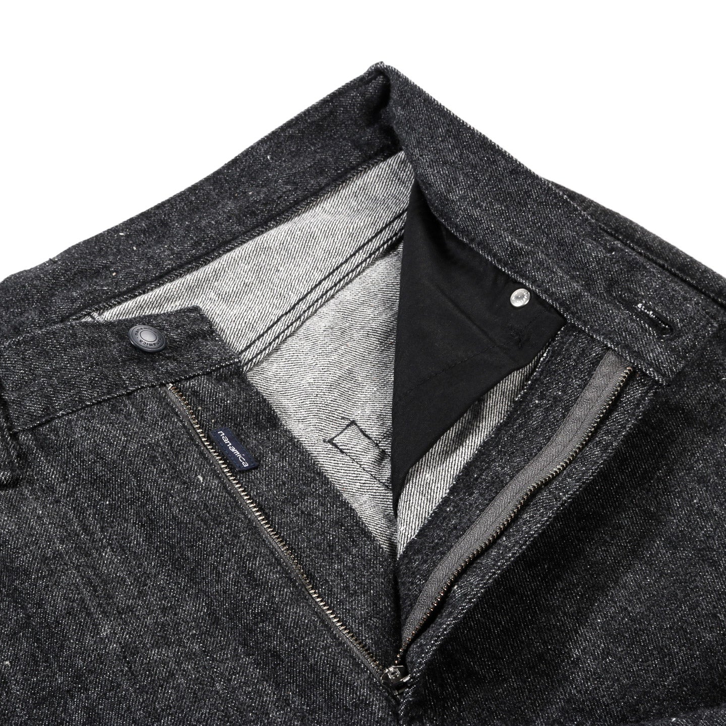 NANAMICA SELVAGE DENIM PANTS BLACK