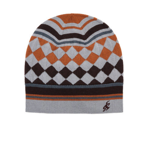 ASICS NOVALIS AQUIFOLIA KNIT HAT MIST / RUST
