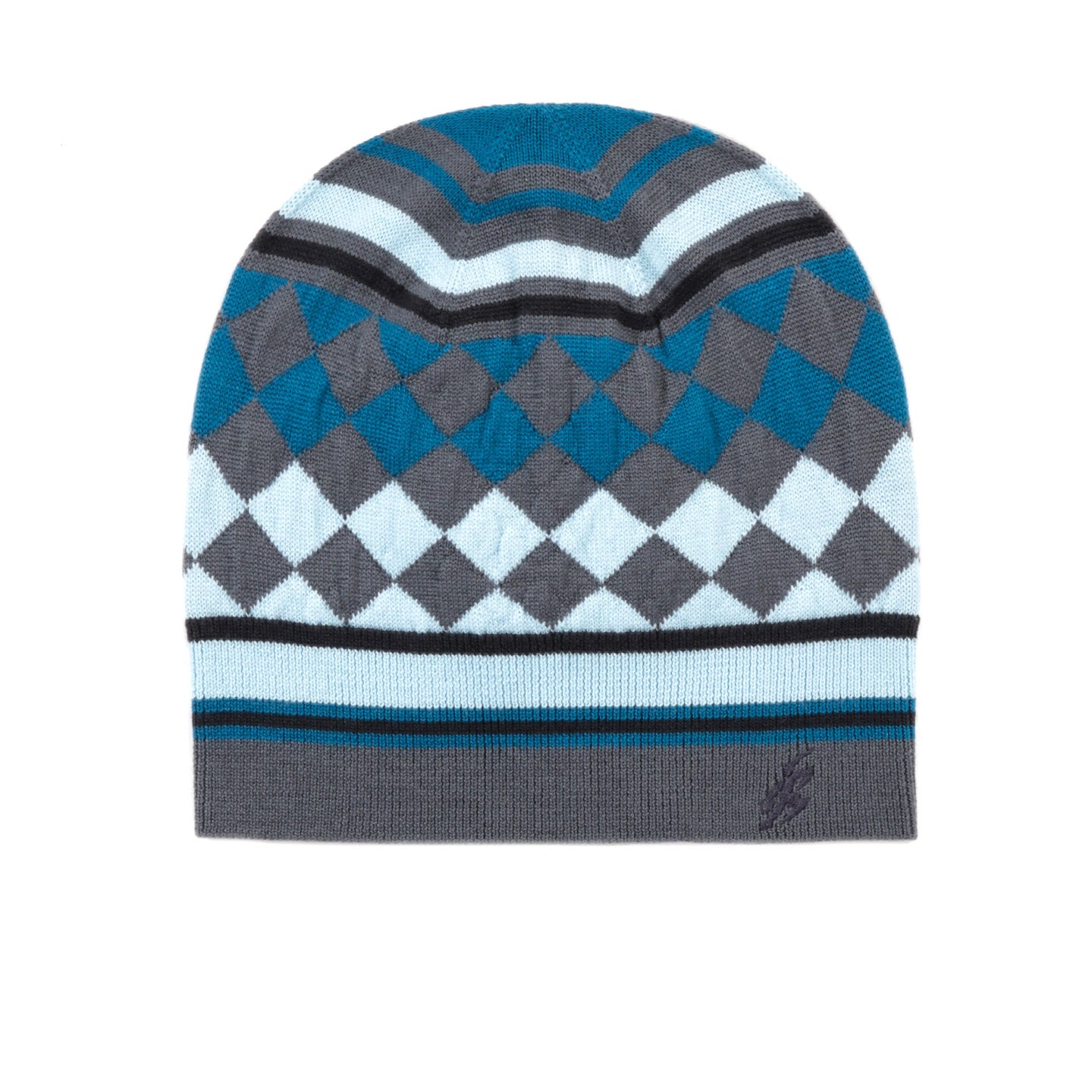 ASICS NOVALIS AQUIFOLIA KNIT HAT ANCHOR GREY / SKY