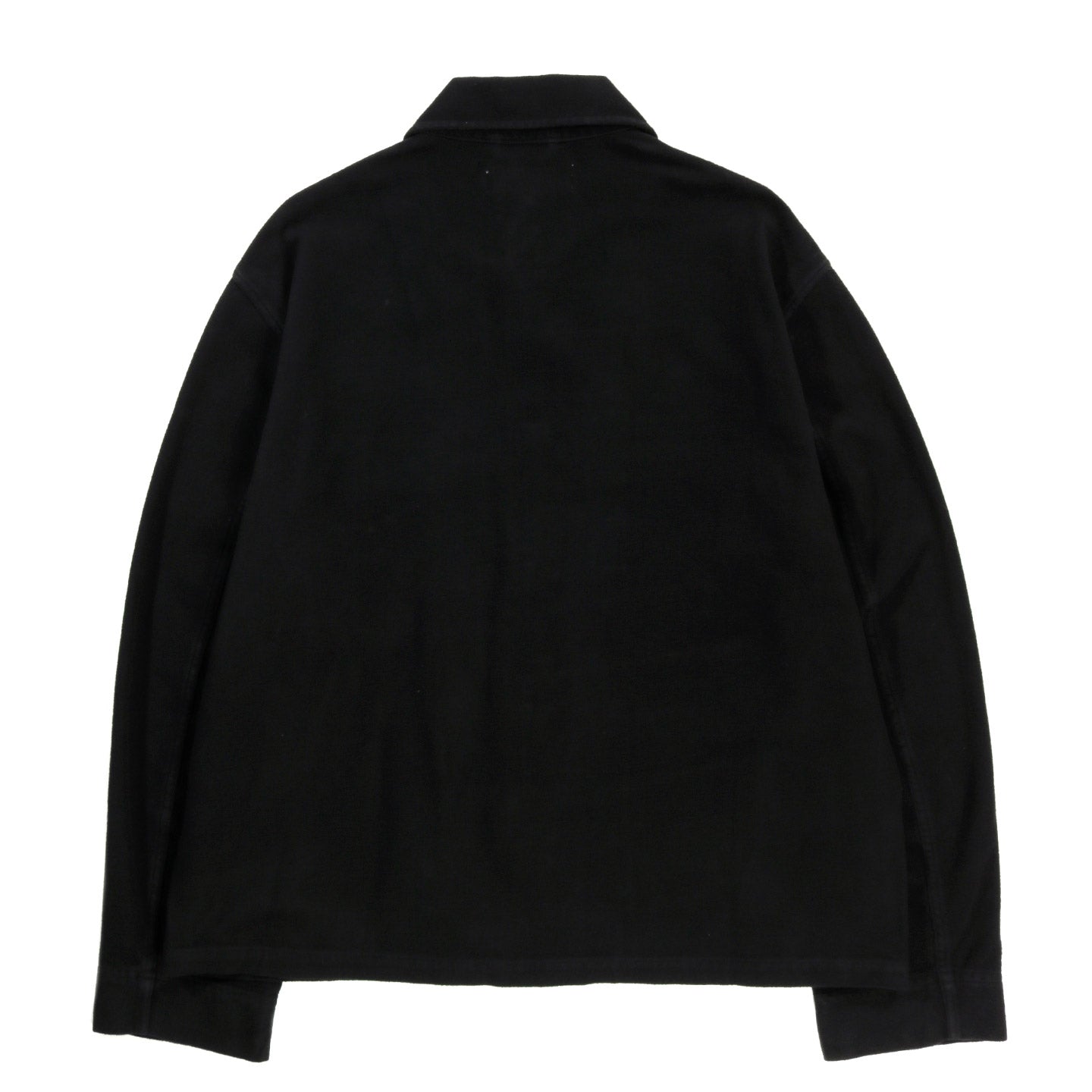 OUR LEGACY EVENING COACH JACKET BLACK BRUSHED COTTON