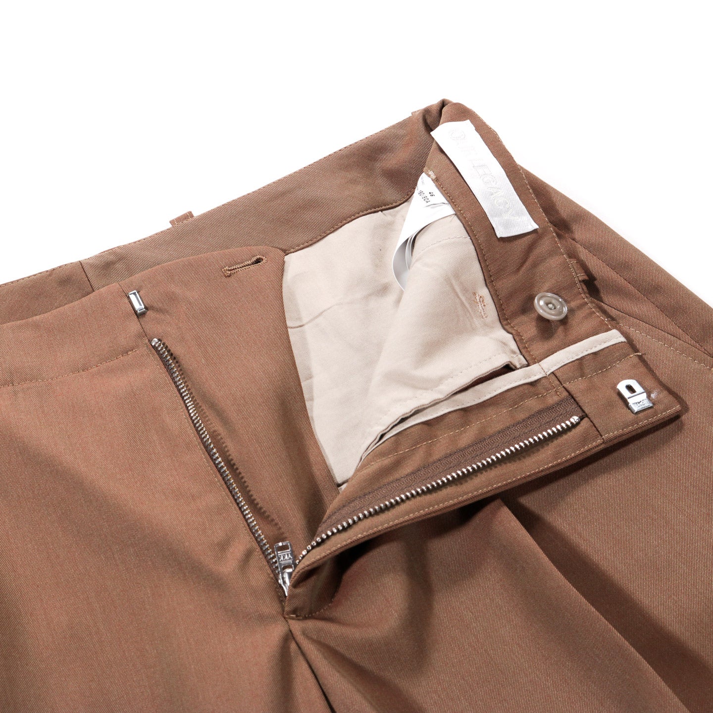 OUR LEGACY BORROWED CHINO BRONZE CANGIANTE FINE WOOL