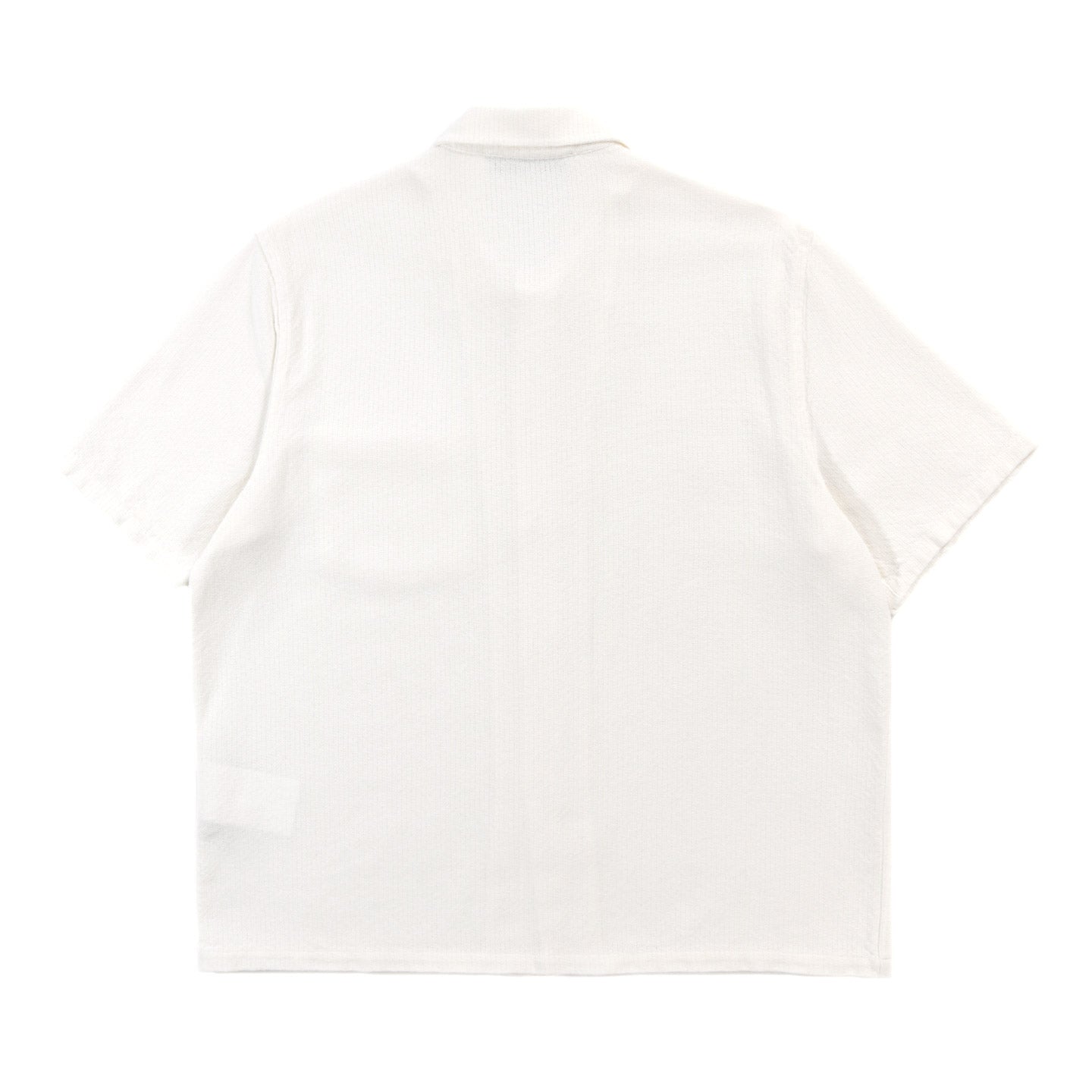 OUR LEGACY BOX SHIRT SHORTSLEEVE WHITE CROCHET WEAVE | TODAY