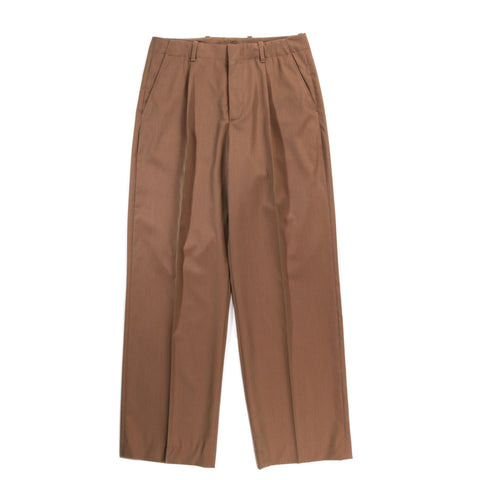 OUR LEGACY BORROWED CHINO BRONZE CANGIANTE FINE WOOL