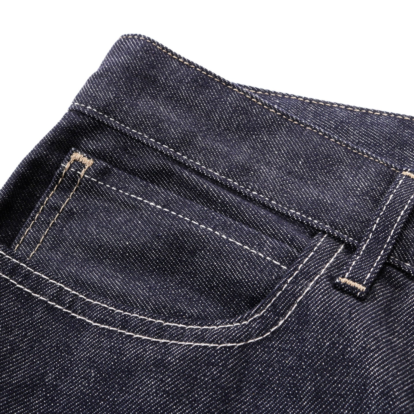 OLGA BASHA MID-RISE JEAN LARRY INDIGO