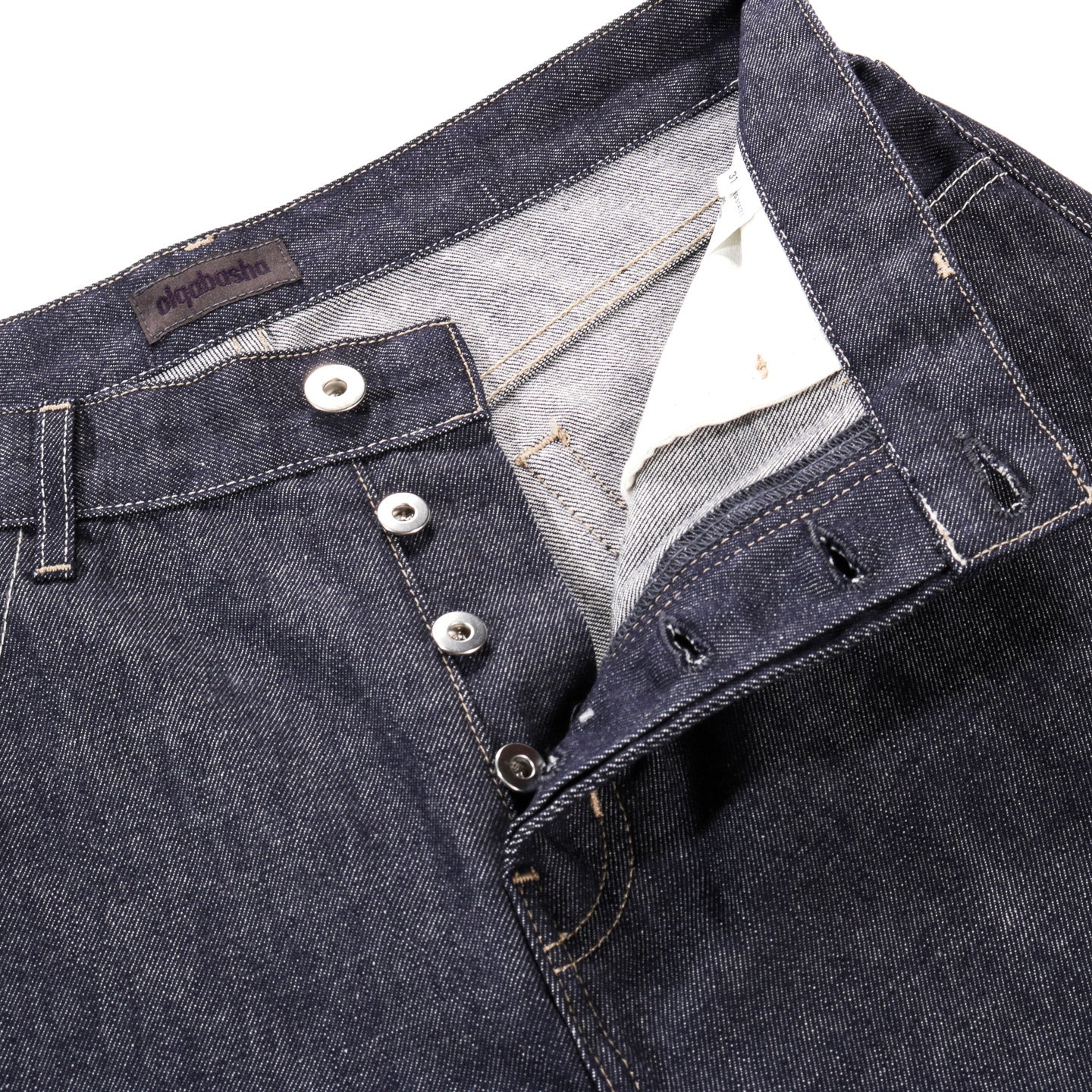 OLGA BASHA MID-RISE JEAN LARRY INDIGO