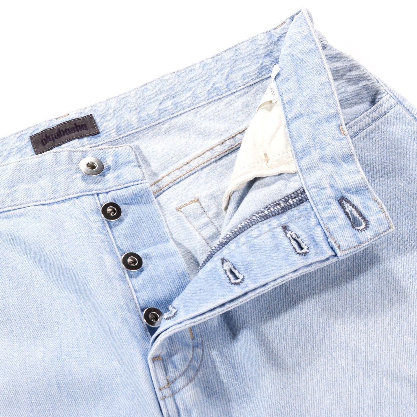 OLGA BASHA MID-RISE JEAN JANET SKY BLUE WASH