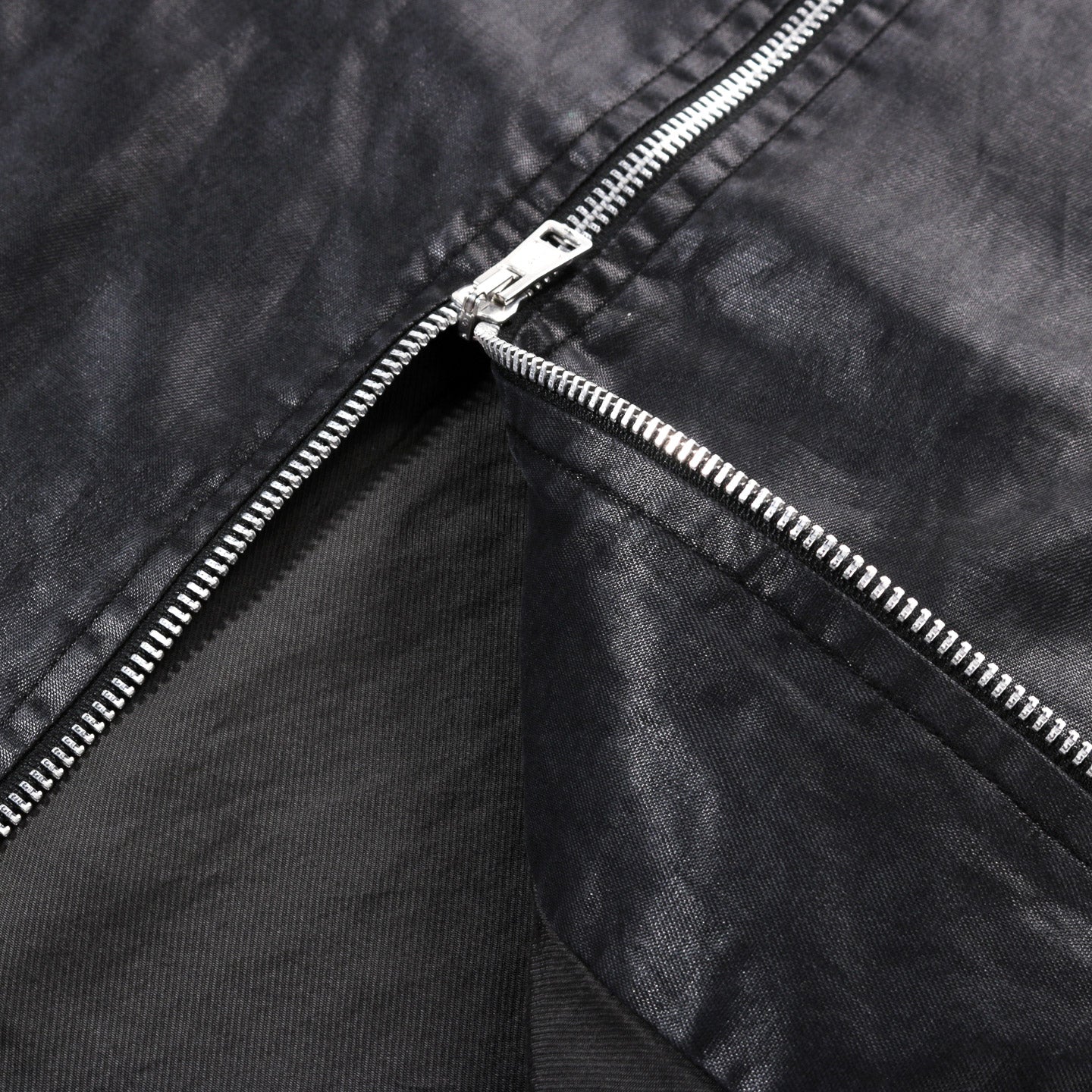 OUR LEGACY MINI JACKET WORKER LACQUER BLACK MIRROR TENCEL