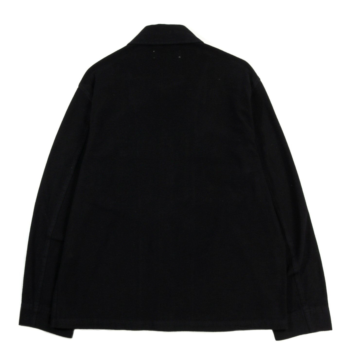 OUR LEGACY EVENING COACH JACKET BLACK BRUSHED COTTON