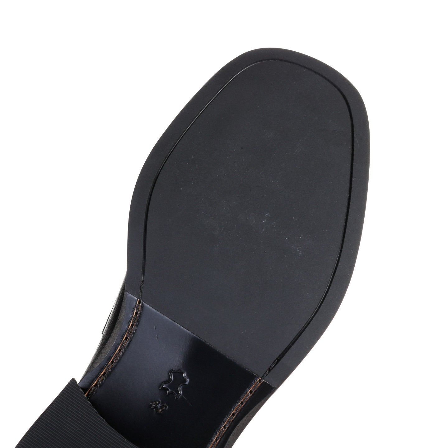 OUR LEGACY LIGHT LOAFER TRUE DYED BLACK LEATHER