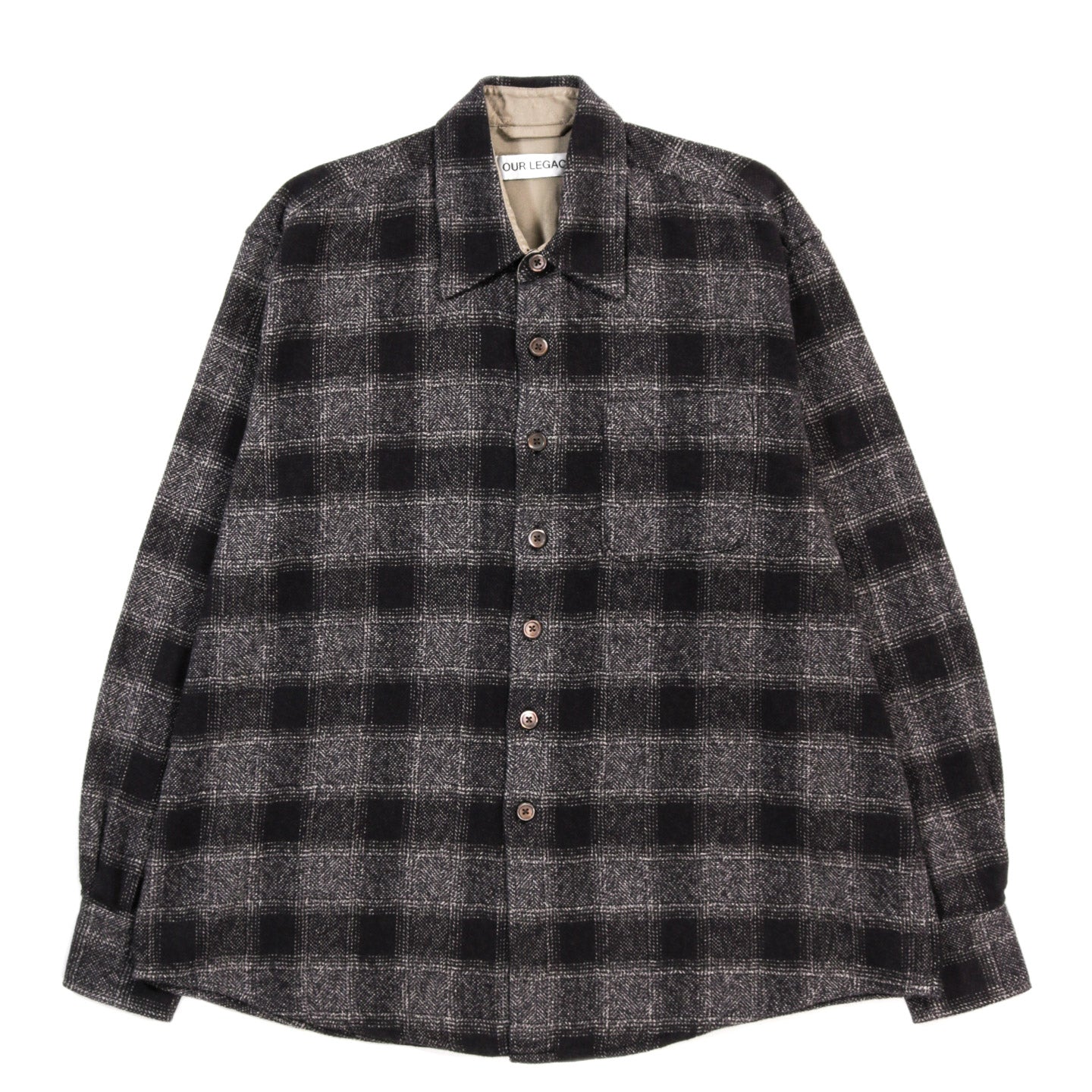 OUR LEGACY ABOVE SHIRT OAKLAND LOW TWIST CHECK