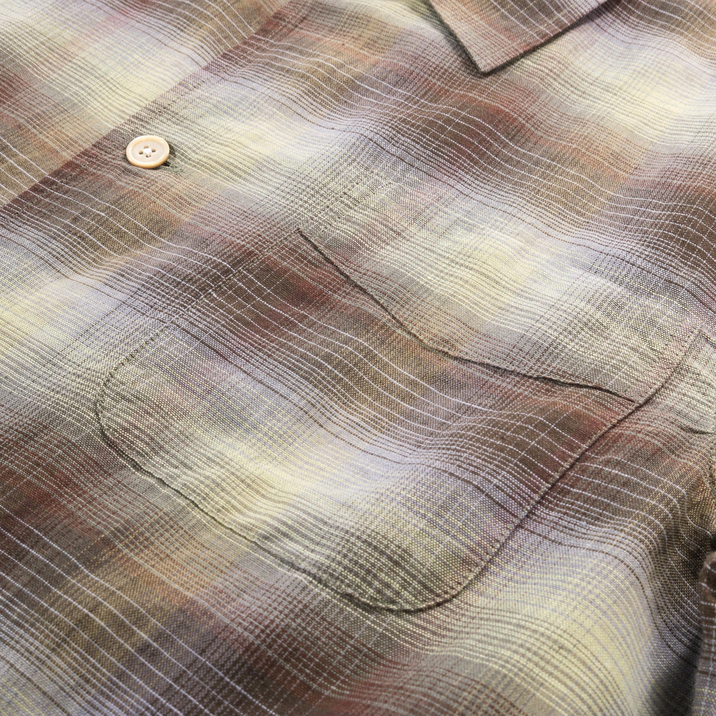OUR LEGACY BOX SHIRT MURKY STATIC SUMMER WEAVE