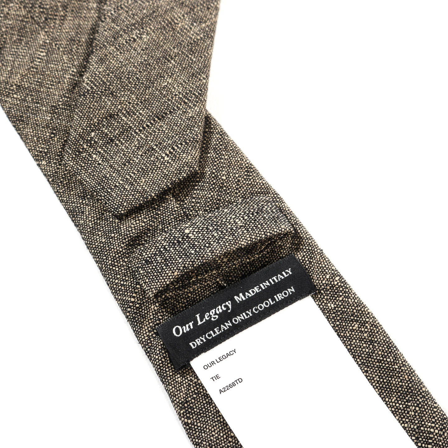 OUR LEGACY TIE DEEP HUSK SOFT GRAIN WEAVE