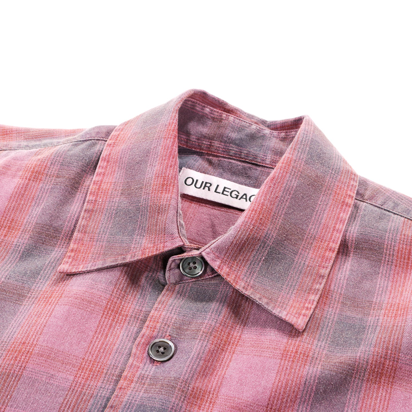 OUR LEGACY BORROWED SHIRT IDAHO FLANNEL CHECK