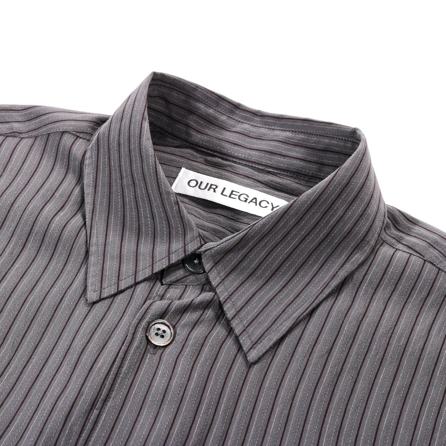OUR LEGACY BEYOND SHIRT IRON STRIPE CEREMONY VISCOSE