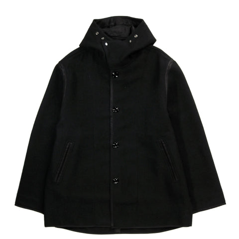 OUR LEGACY LINER JACKET BLACK STAMPED WOOL