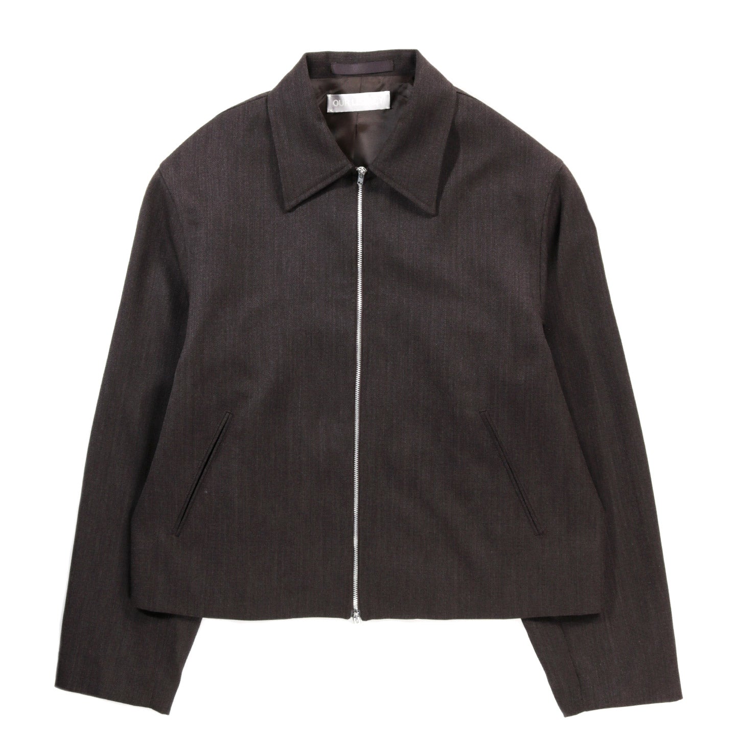 OUR LEGACY MINI JACKET HAVANA BROWN CHAIN WOOL