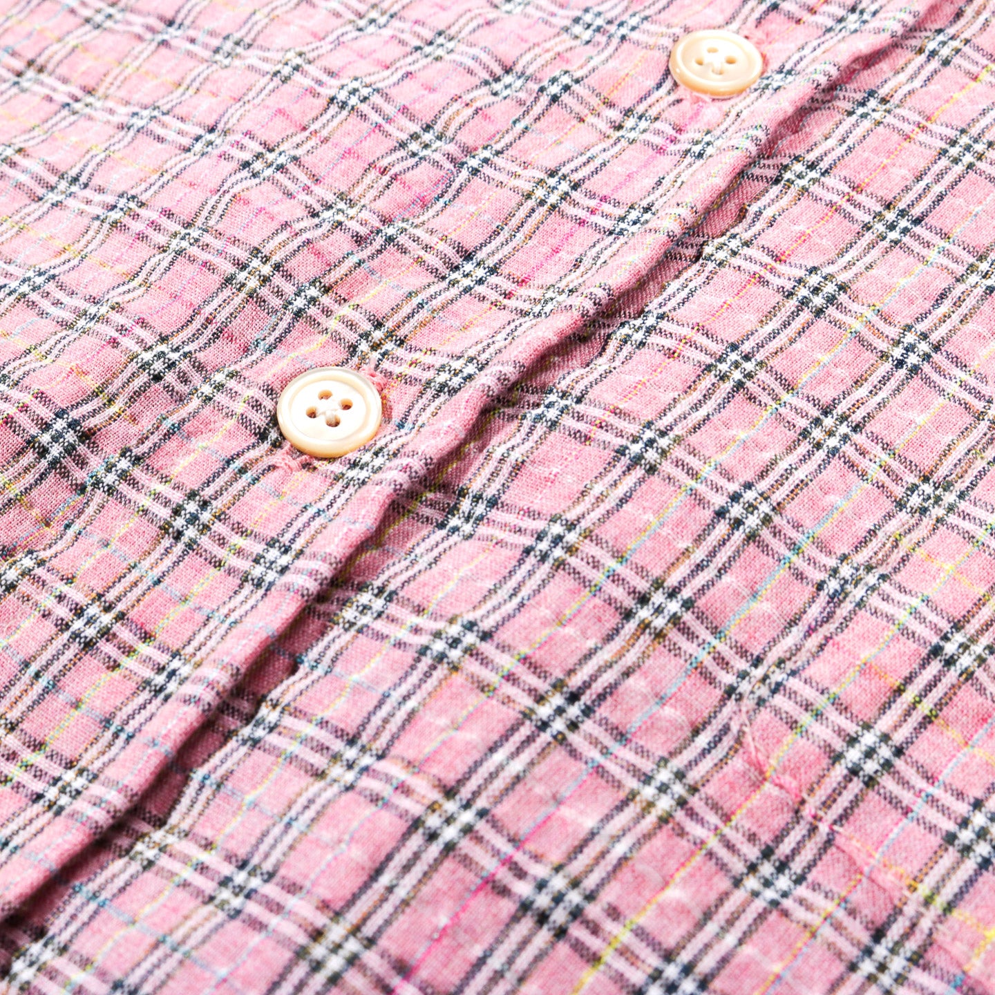 OUR LEGACY BORROWED BD SHIRT PINK KIMBLE CHECK