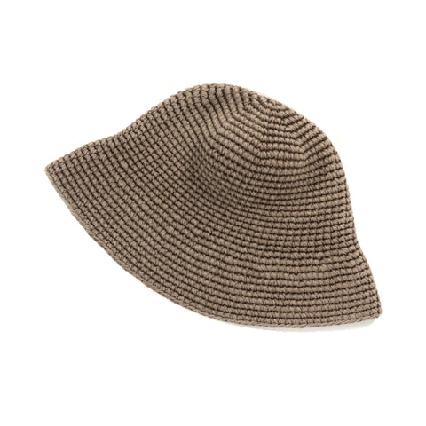 OUR LEGACY TOM TOM HAT UNIFORM OLIVE TOUSLED COTTON