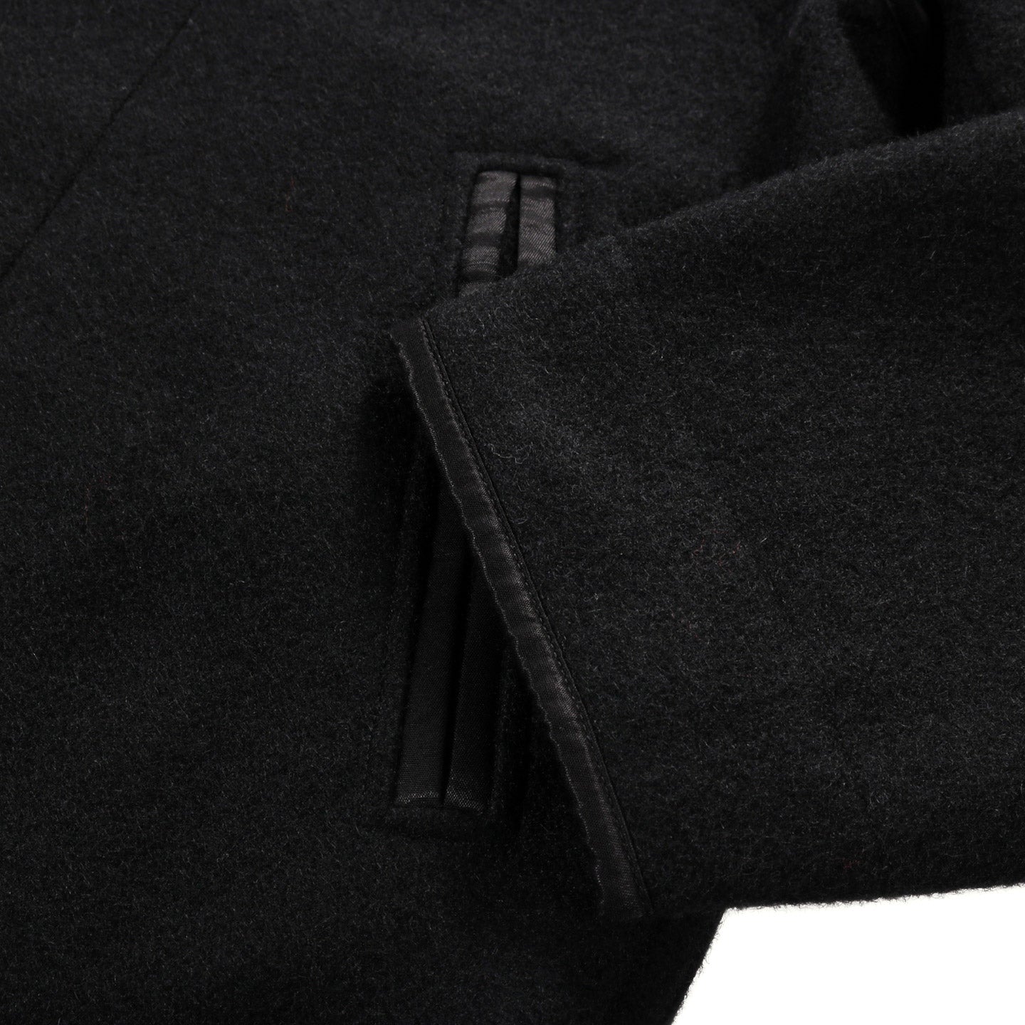 OUR LEGACY LINER JACKET BLACK STAMPED WOOL