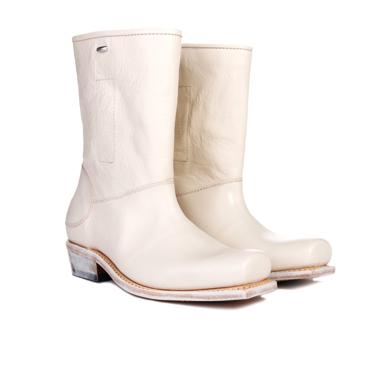 OUR LEGACY GEAR BOOT ANCIENT VANILLA LEATHER