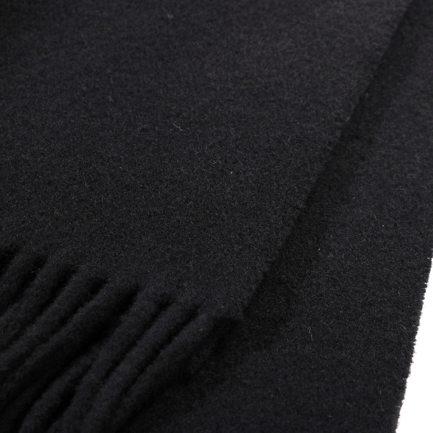OUR LEGACY ESTATE SCARF BLACK DOUBLE WOOL