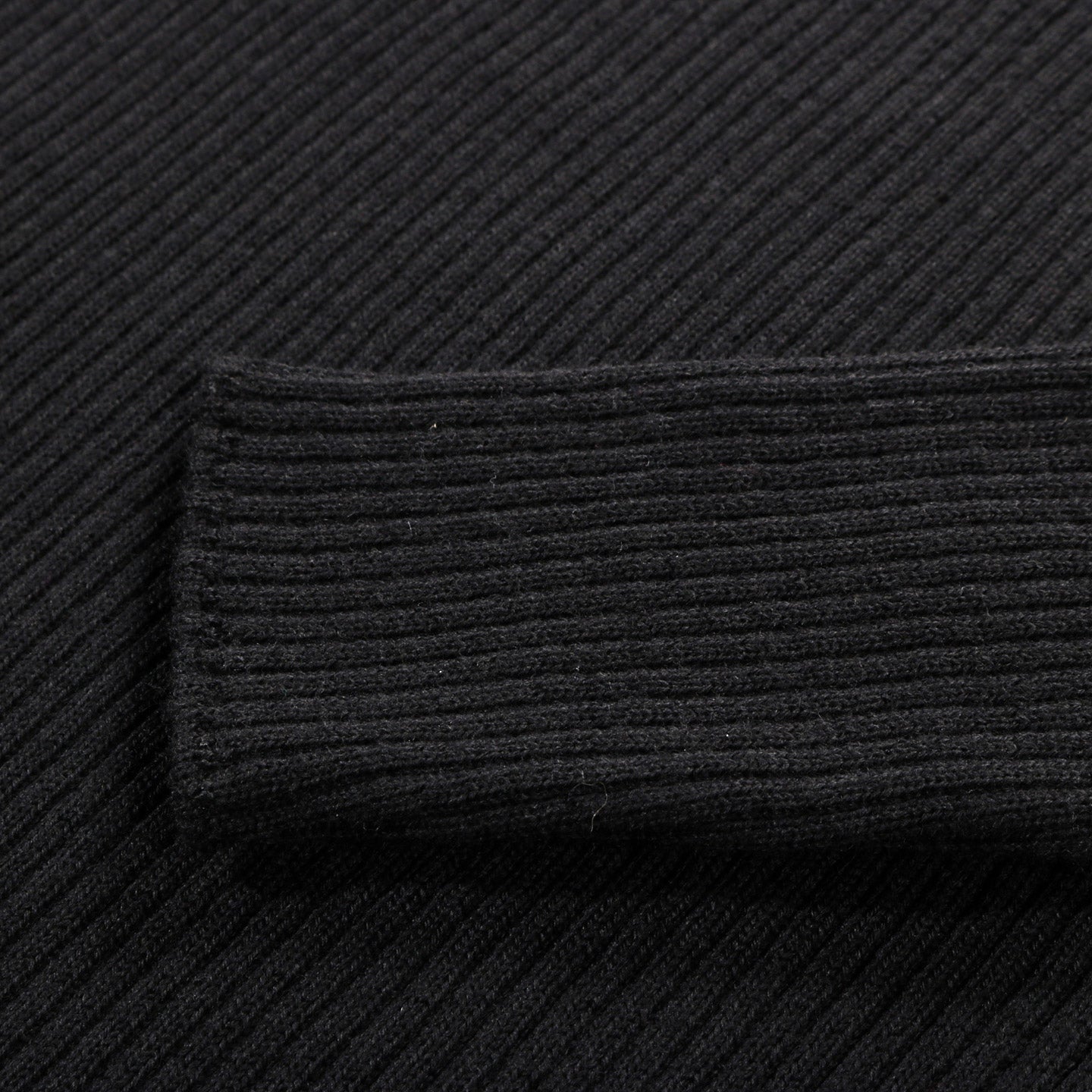 OUR LEGACY COMPACT ROUNDNECK BLACK RUSTIC MERINO