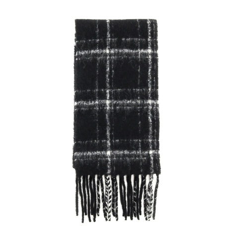 OUR LEGACY ESTATE SCARF BLACK DOUBLE WOOL | TODAY CLOTHING