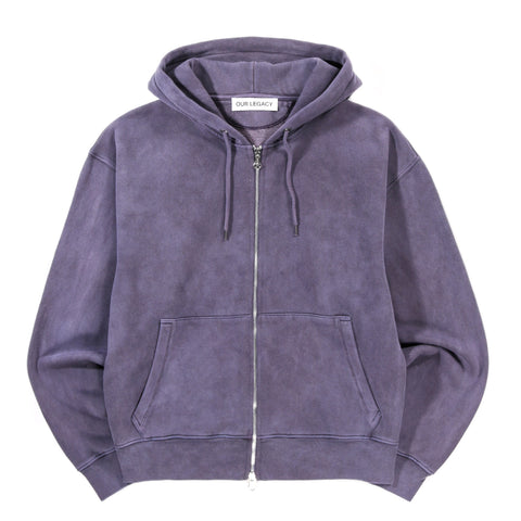 OUR LEGACY RASCAL HOOD ANTIQUE AMETHYST STAR FLEECE