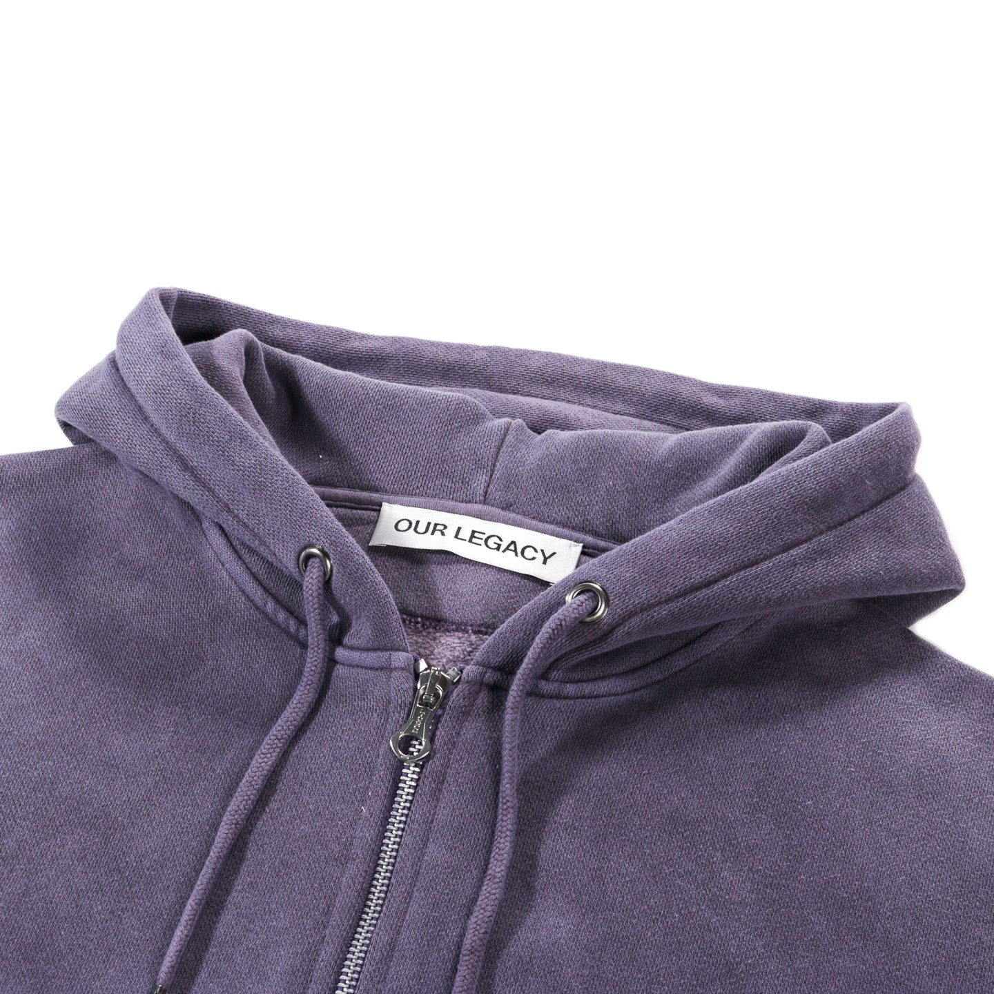 OUR LEGACY RASCAL HOOD ANTIQUE AMETHYST STAR FLEECE