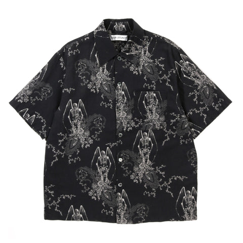 OUR LEGACY EVERY SHIRT SHORTSLEEVE DEATH PAISLEY PRINT
