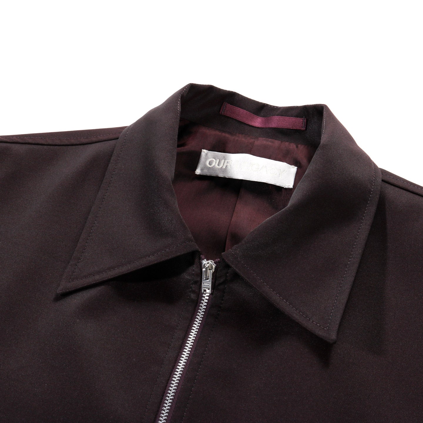 OUR LEGACY MINI JACKET CRUSHED GRAPE FORMFLEX WEAVE