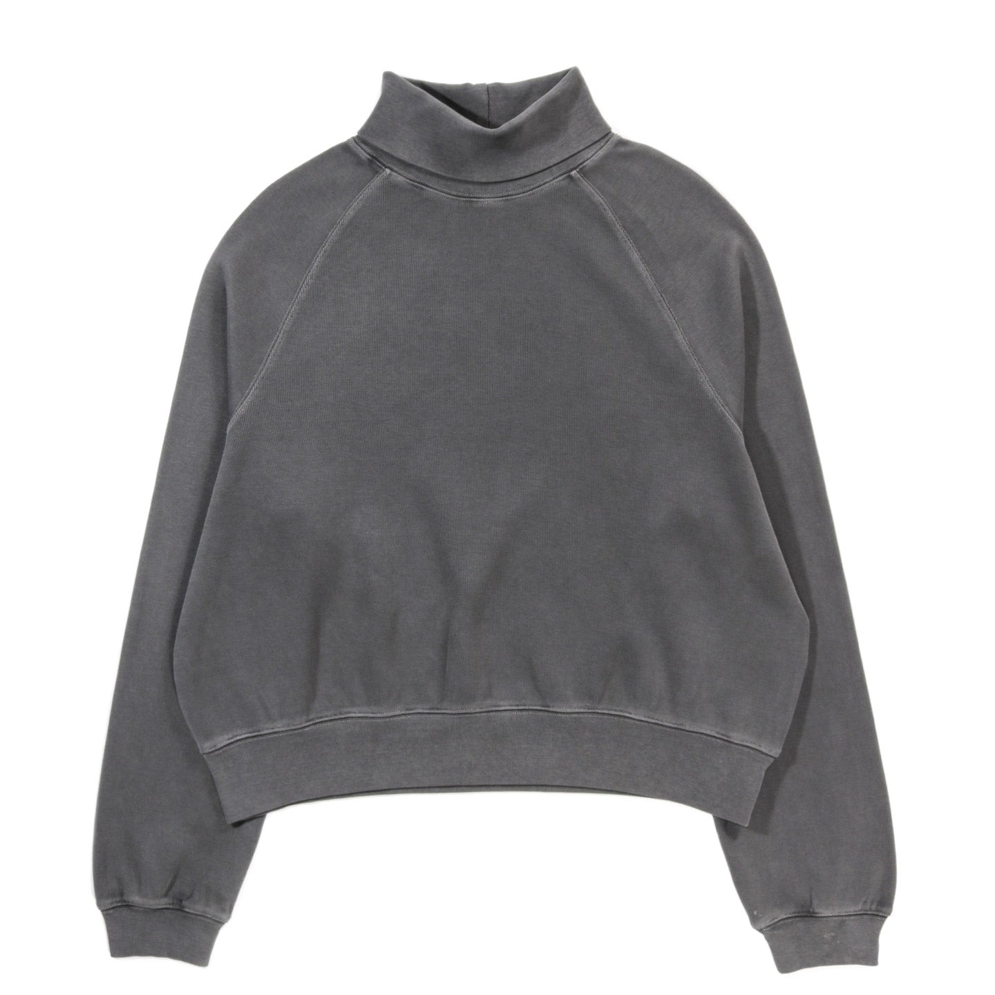 OUR LEGACY SCHOLAR ROLLNECK WORN BLACK ATHLETIC RIB
