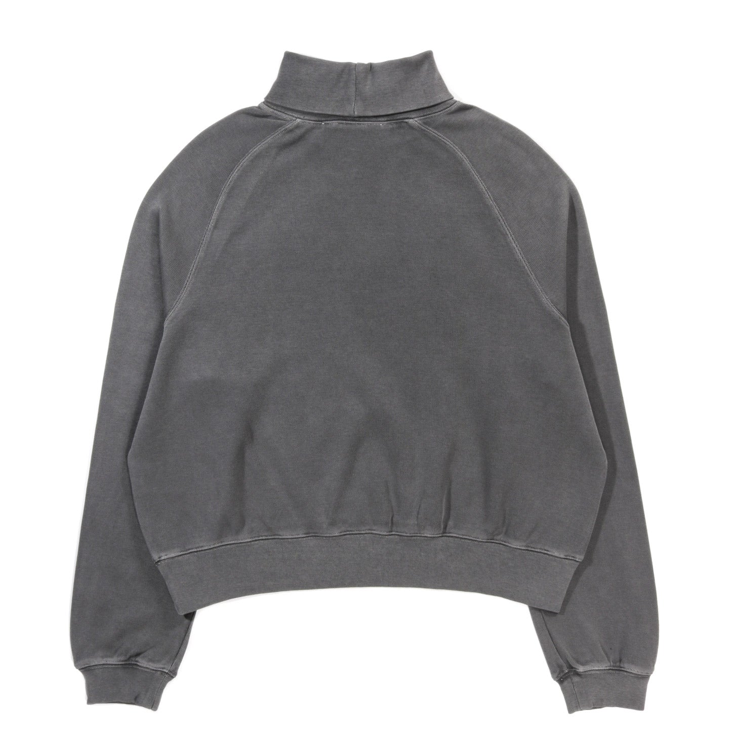 OUR LEGACY SCHOLAR ROLLNECK WORN BLACK ATHLETIC RIB