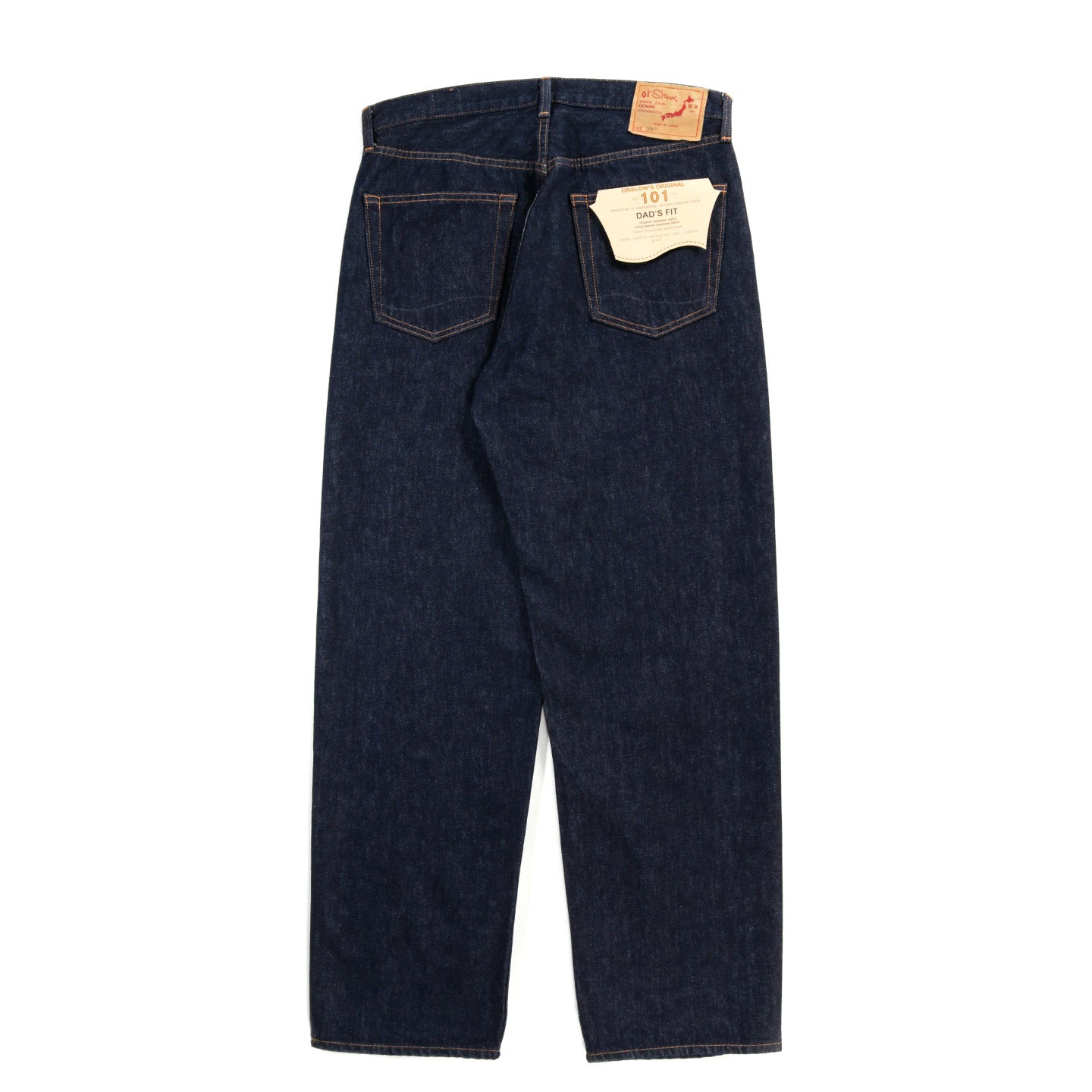 ORSLOW 101 DAD'S FIT DENIM PANTS ONE WASH