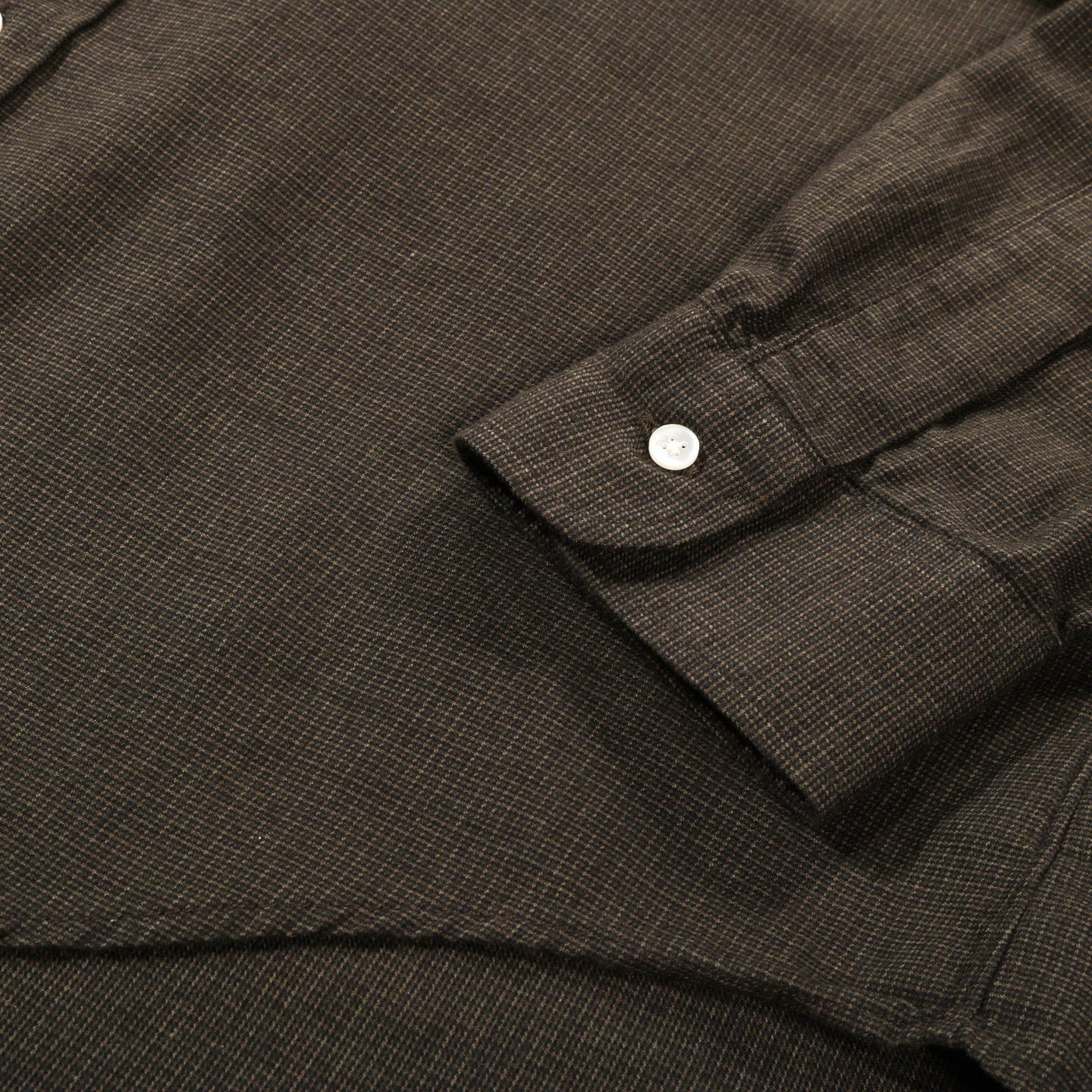 ORSLOW STANDARD BUTTON DOWN SHIRT COFFEE BROWN