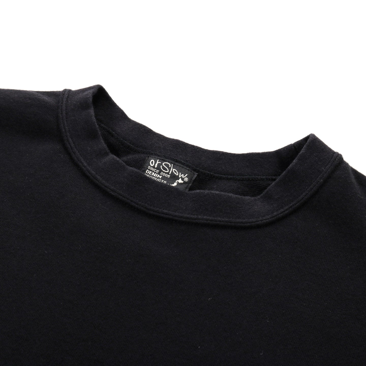 ORSLOW LIGHTWEIGHT FRENCH TERRY CREWNECK SWEATSHIRT NAVY