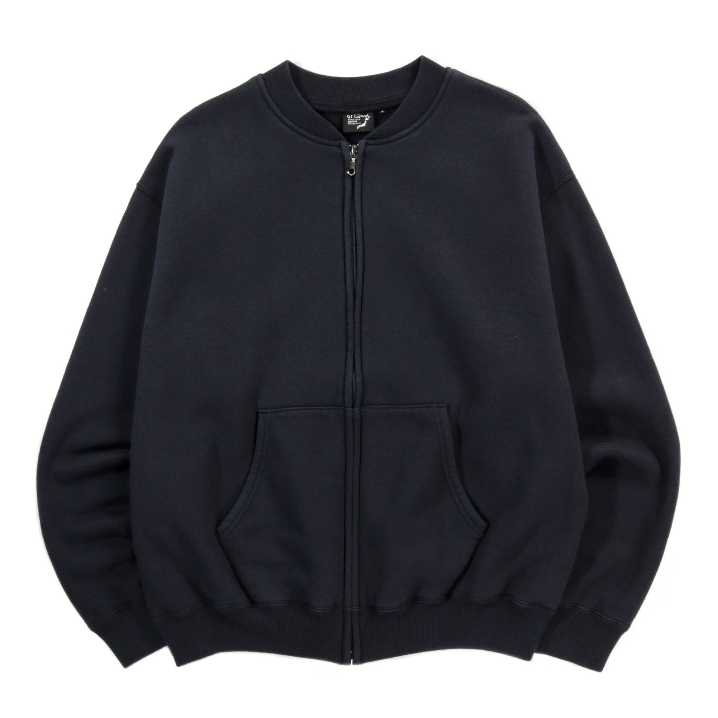 ORSLOW FRONT ZIP SWEATSHIRT DARK NAVY