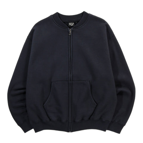 ORSLOW FRONT ZIP SWEATSHIRT DARK NAVY