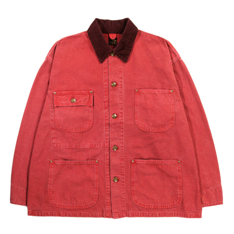 ORSLOW RELAX FIT OXFORD COVERALL RED