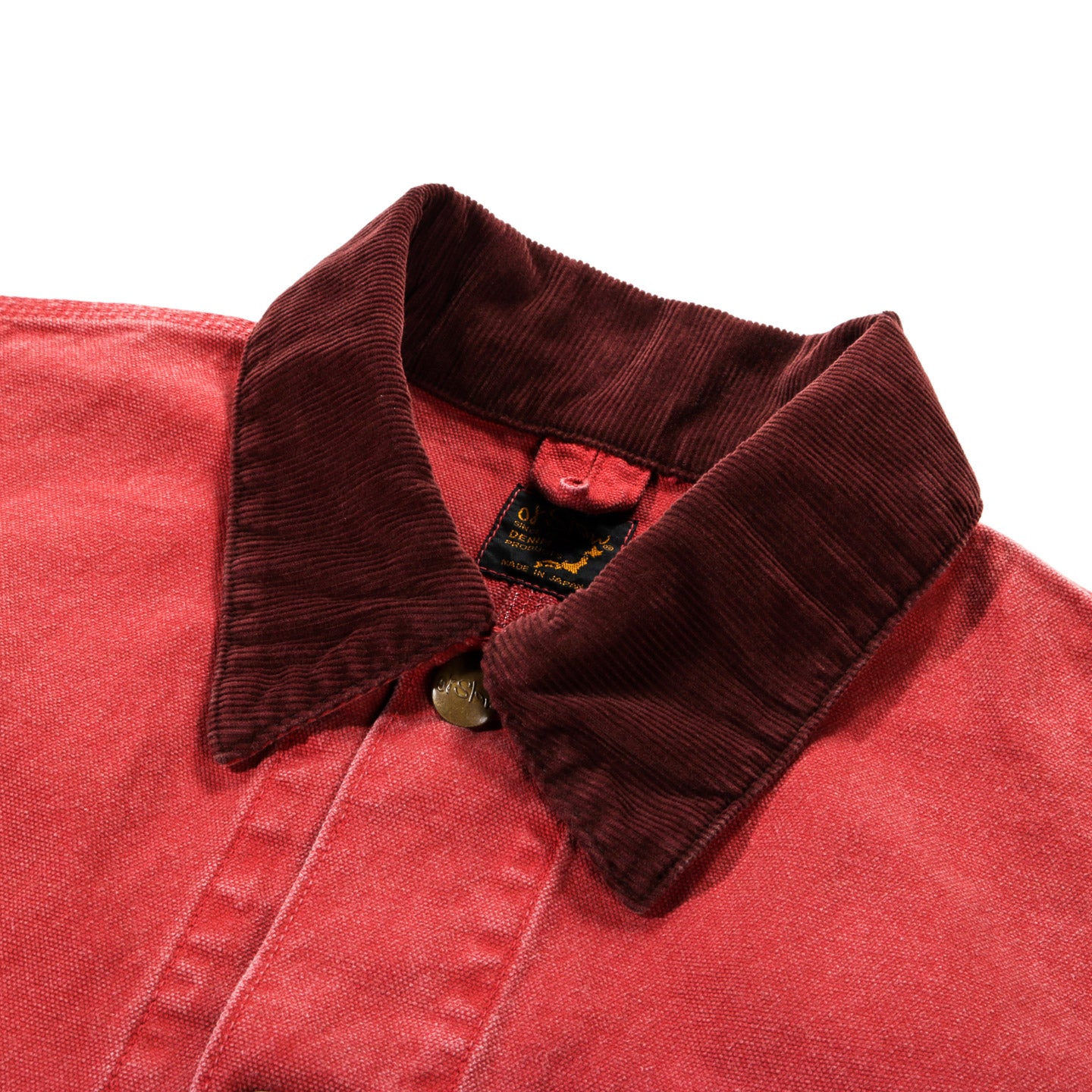 ORSLOW RELAX FIT OXFORD COVERALL RED