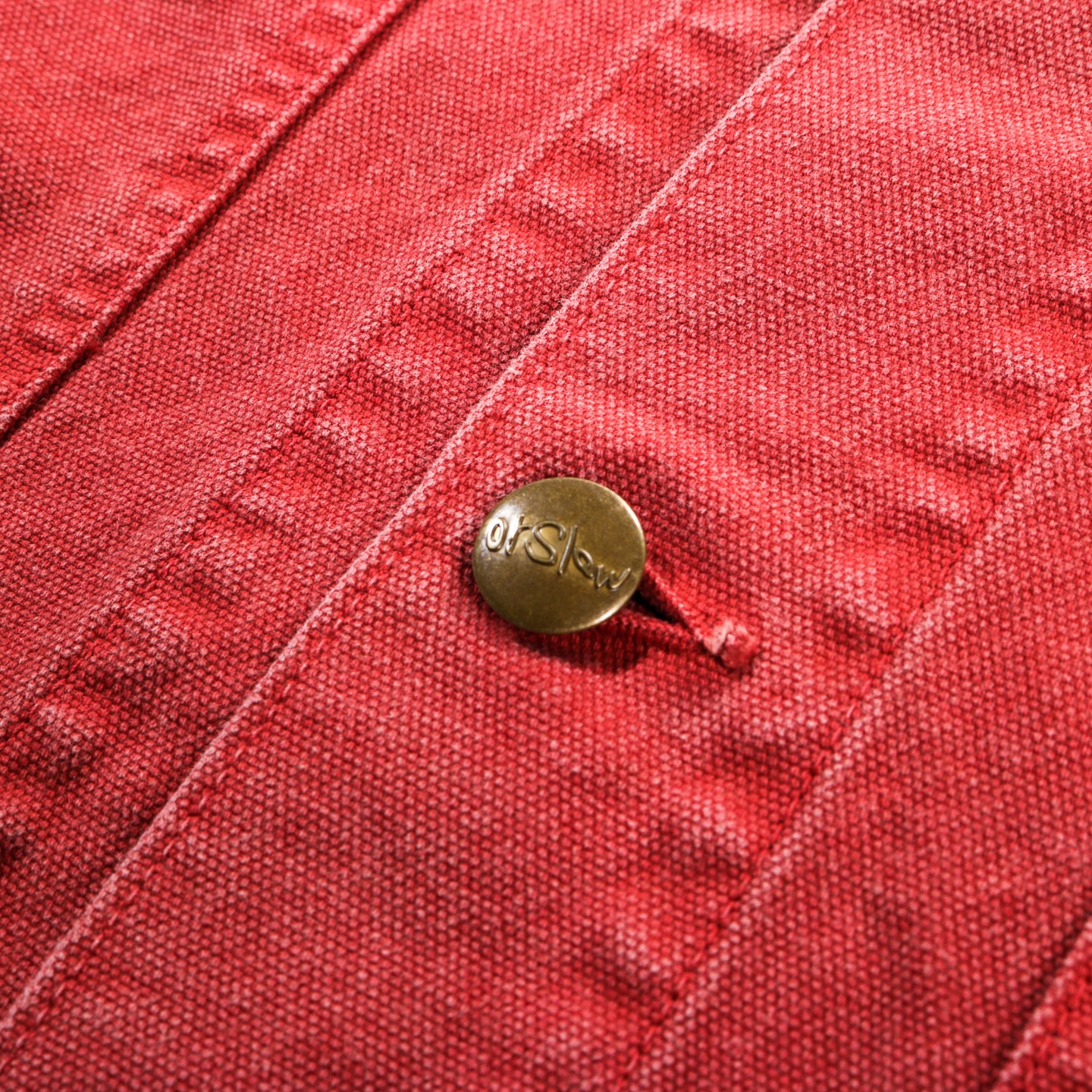 ORSLOW RELAX FIT OXFORD COVERALL RED