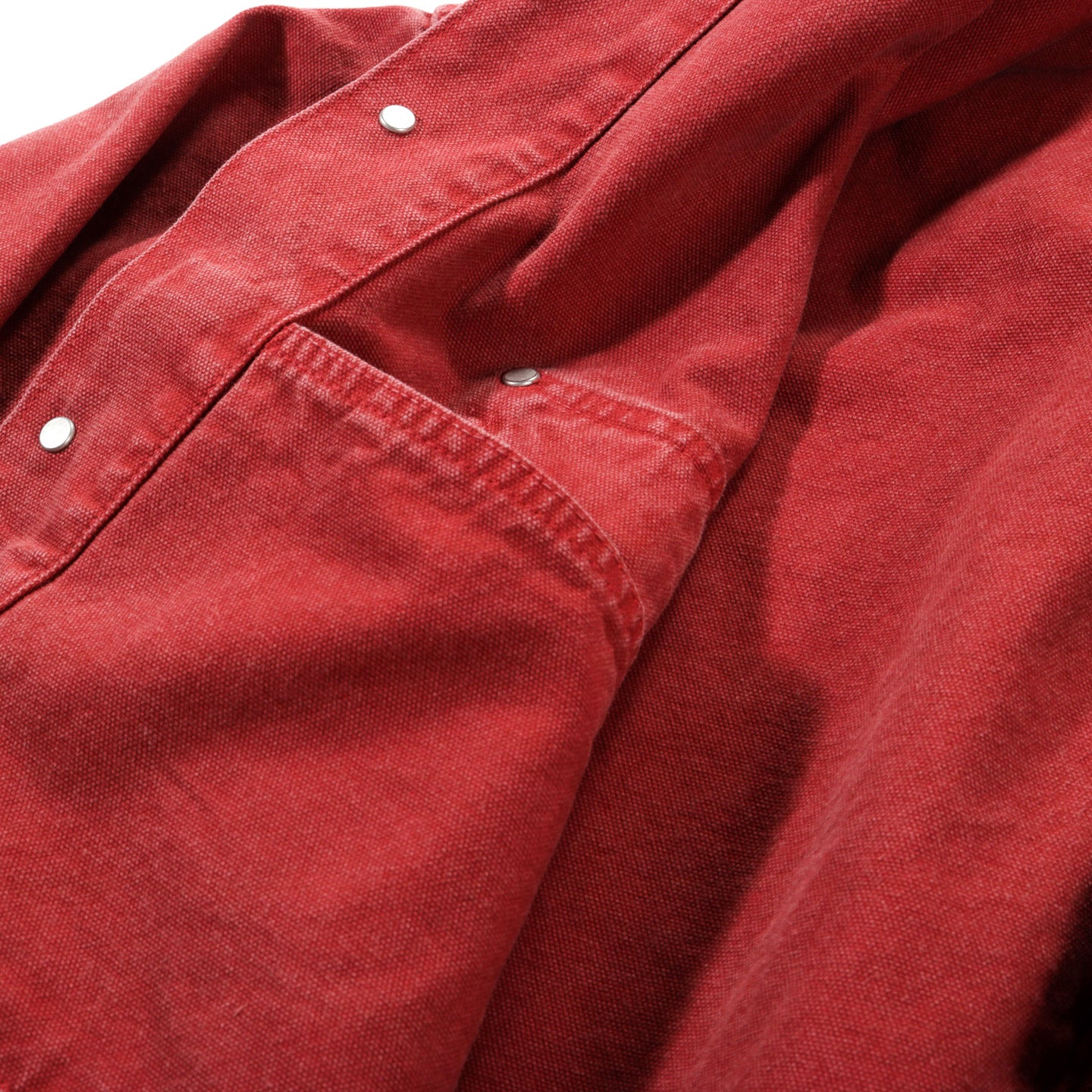 ORSLOW RELAX FIT OXFORD COVERALL RED