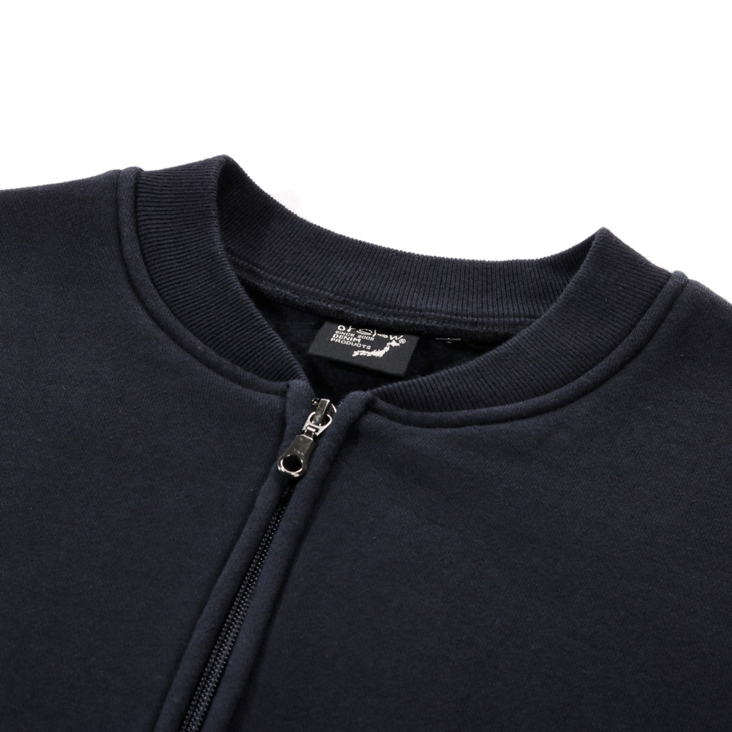 ORSLOW FRONT ZIP SWEATSHIRT DARK NAVY